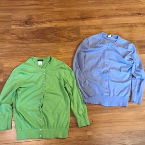 J Crew cardigans